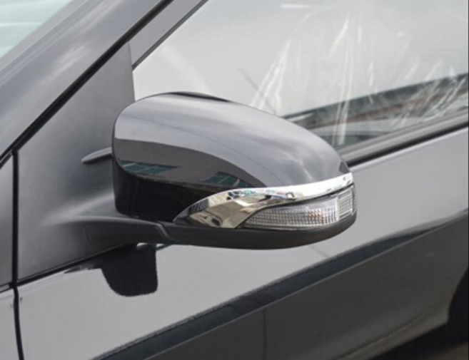 Накладки на боковые зеркала хром Тойота Камри V55